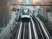  métro quittant la station Glacière